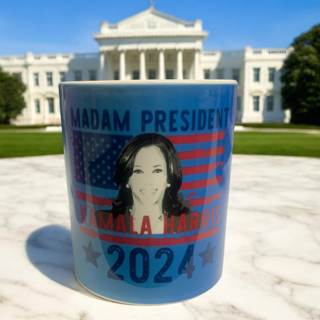 Madam President 2024 Ceramic Mug (Kamala Harris Mug)