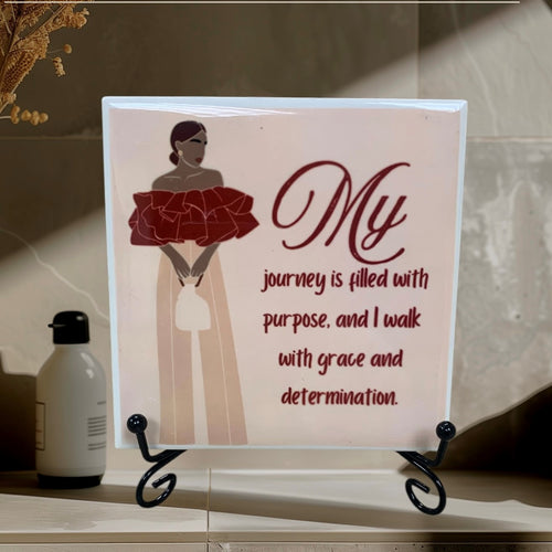 My Journey Decor Plaque w/ Stand