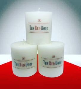 Personalized Pillar Candles (Set of 12)